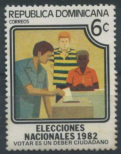 Scott 857 - Elecciones Nacionales 1982