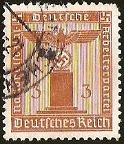 DEUTSCHES REICH - DIENFMARKE - AGUILA DEL REICH