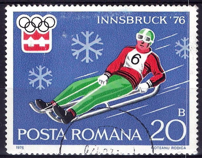 Olimpiada de Invierno. INNSBRUCK-76. Trineo.