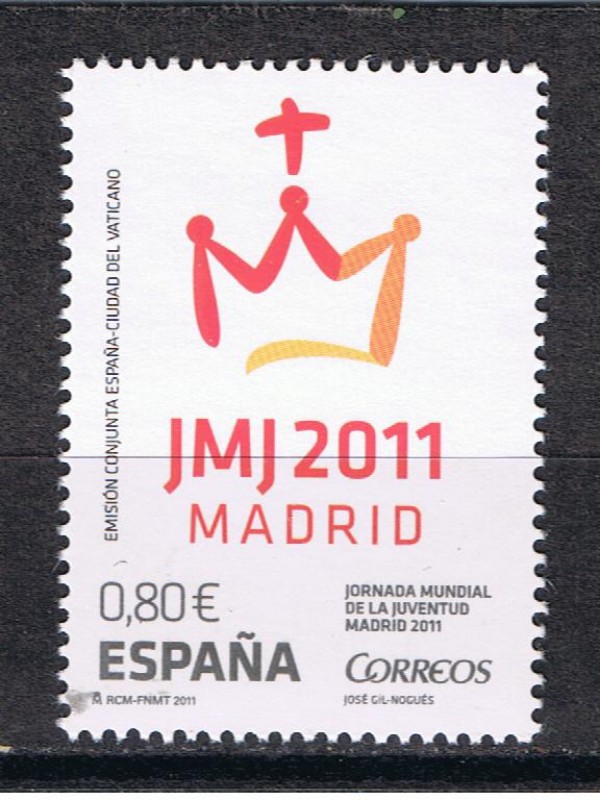 Edifil  4656  Jornada Mundial de la Juventud, Madrid 2011.  