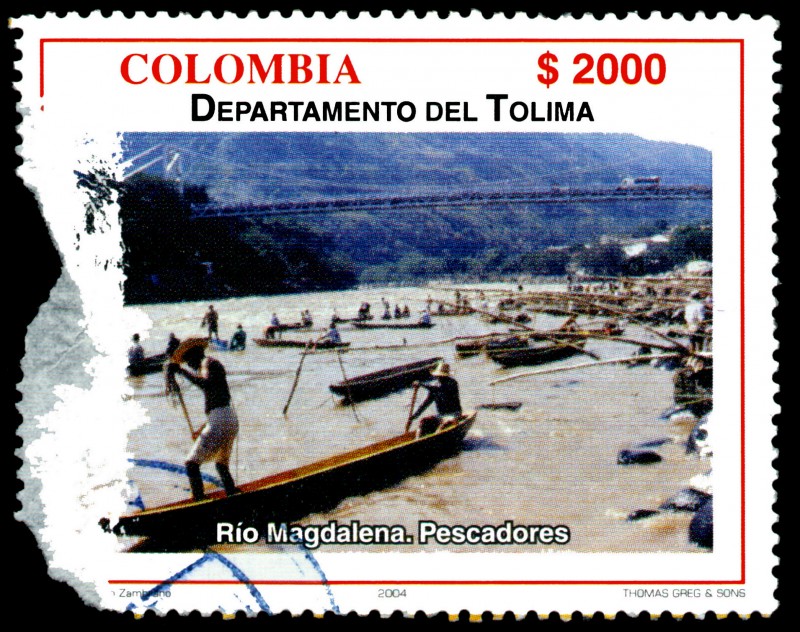 EMISIÓN POSTAL SERIES DEPARTAMENTOS DE COLOMBIA - TOLIMA