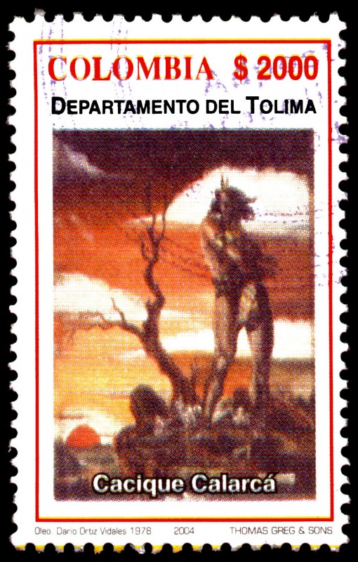 EMISIÓN POSTAL SERIES DEPARTAMENTOS DE COLOMBIA - TOLIMA