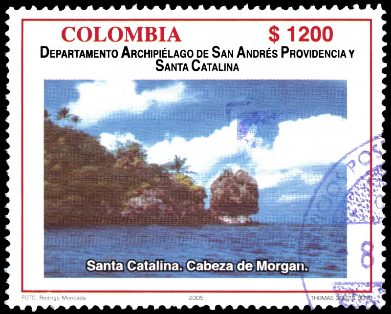 EMISIÓN POSTAL DEPARTAMENTOS DE COLOMBIA - ARCHIPIELAGO DE SAN ANDRES, PROVIDENCIA Y SANTA CATALINA