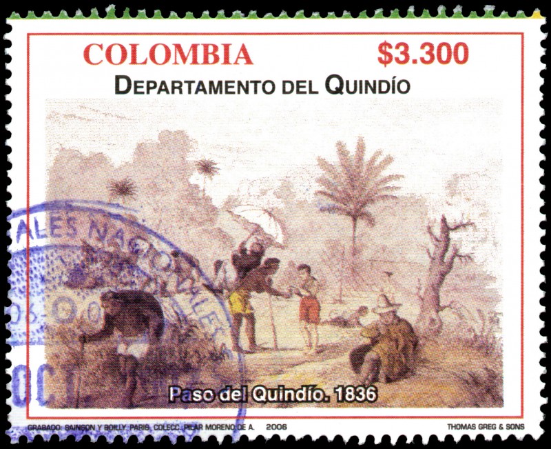 EMISIÓN POSTAL DEPARTAMENTOS DE COLOMBIA - QUINDÍO