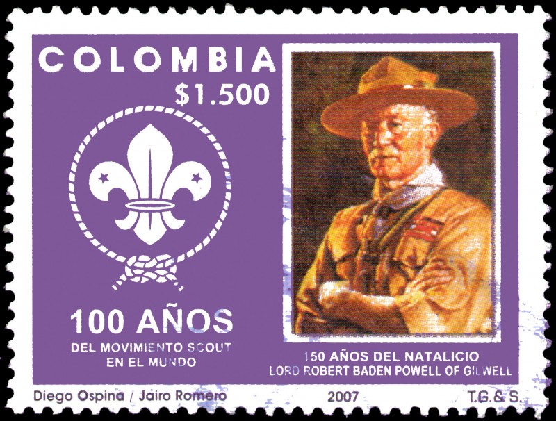 EMISIÓN POSTAL 100 AÑOS DEL MOVIMIENTO SCOUT