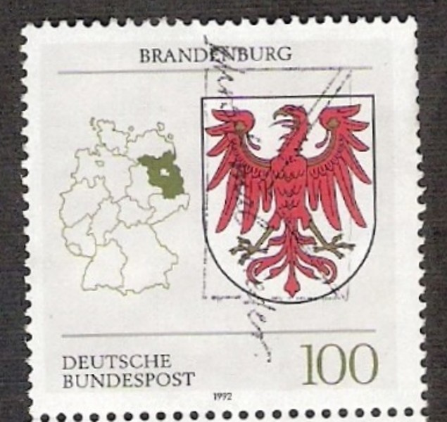 1452 - escudo de armas de brandenburg