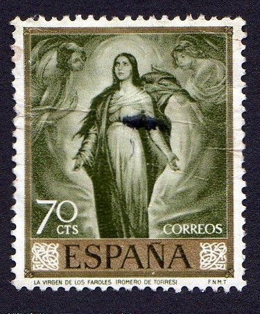 LA VIRGEN DE LOS FAROLES (ROMERO DE TORRES)