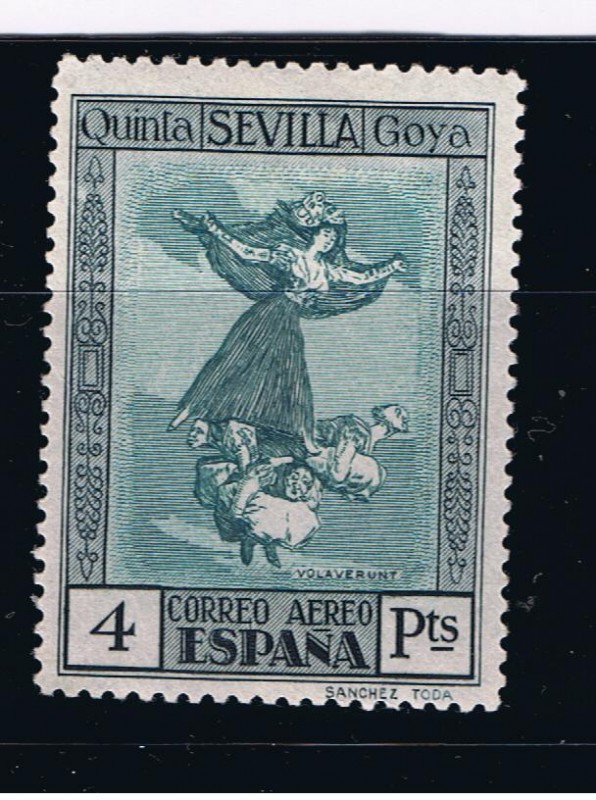 Edifil  528  Quinta de Goya en la Exposición de Sevilla. 