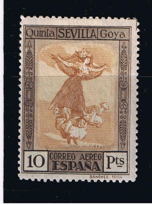 Edifil  529  Quinta de Goya en la Exposición de Sevilla.  