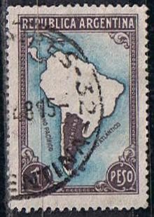 Scott  446  Mapa de Sudamerica (2)