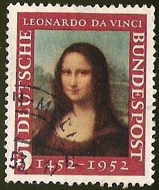 DEUTSCHE BUNDES POST - LEONARDO DA VINCI - MONA LISA