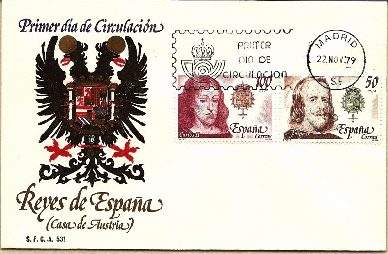 Reyes de España - Casa de Austria  -  Carlos II - Felipe IV  -  SPD