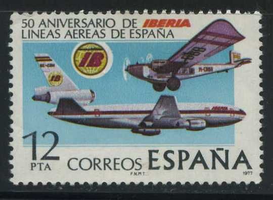 E2448 - 50º Aniv. fundación compañía Iberia