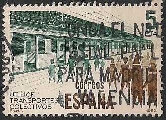 Utilice transportes colectivos. Ed 2562