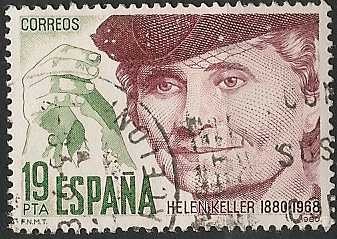 Centenario de Helen Keller. Ed 2574