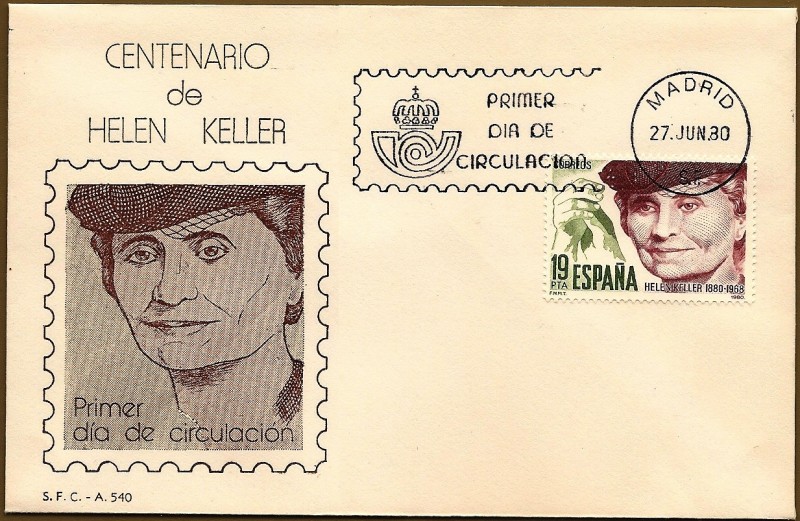 Centenario de Helen Keller  -  SPD