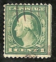  washington ,scott #498 ,1c gren