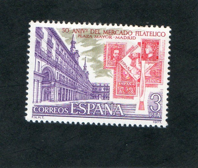 2415- 50 ANIVº DEL MERCADO FILATELICO