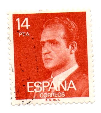 1982-JUAN CARLOS I-SERIE DE 1 VALOR-TIPO hd-FLUORESCENTE