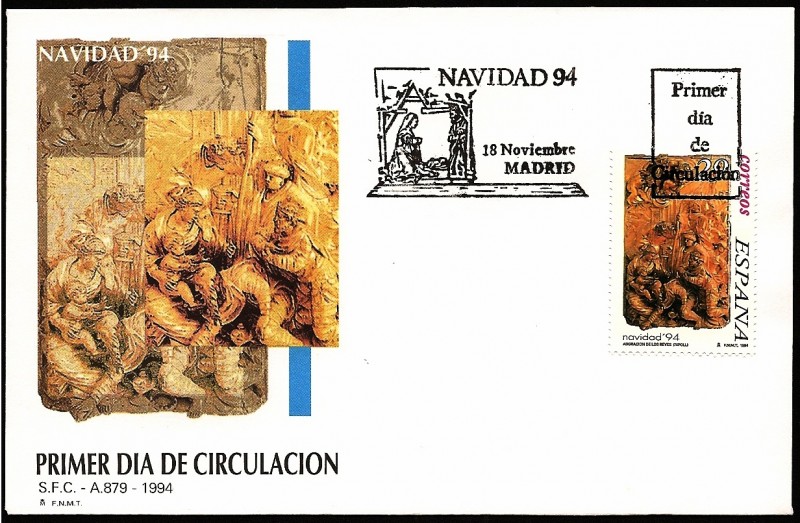 Navidad 1994 - Adoración de los reyes - Ripoll - SPD