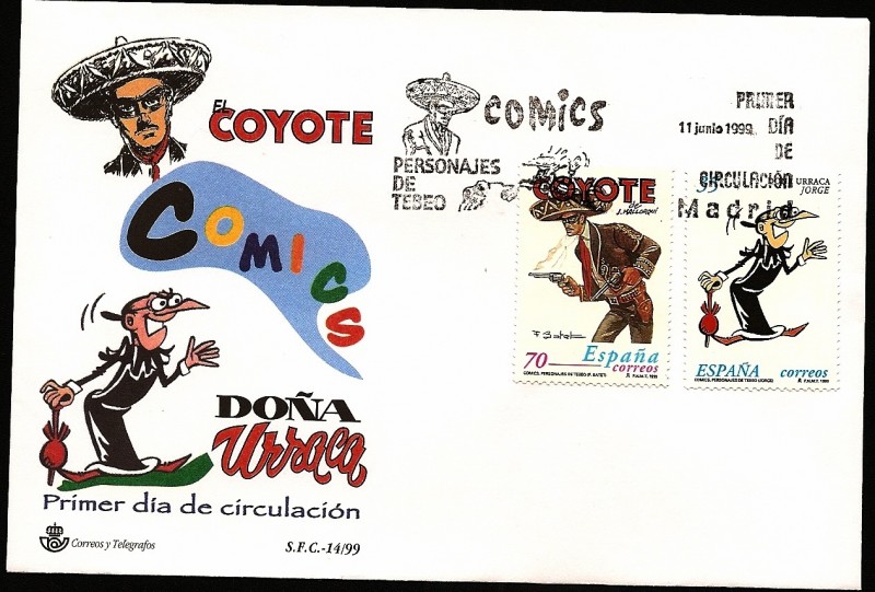 Comics - personajes de Tebeo - Coyote - Doña Urraca - SPD