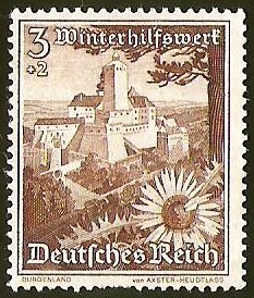 DEUTSCHES REICH - WINTERHILF SWERK - FLOR Y CASTILLO