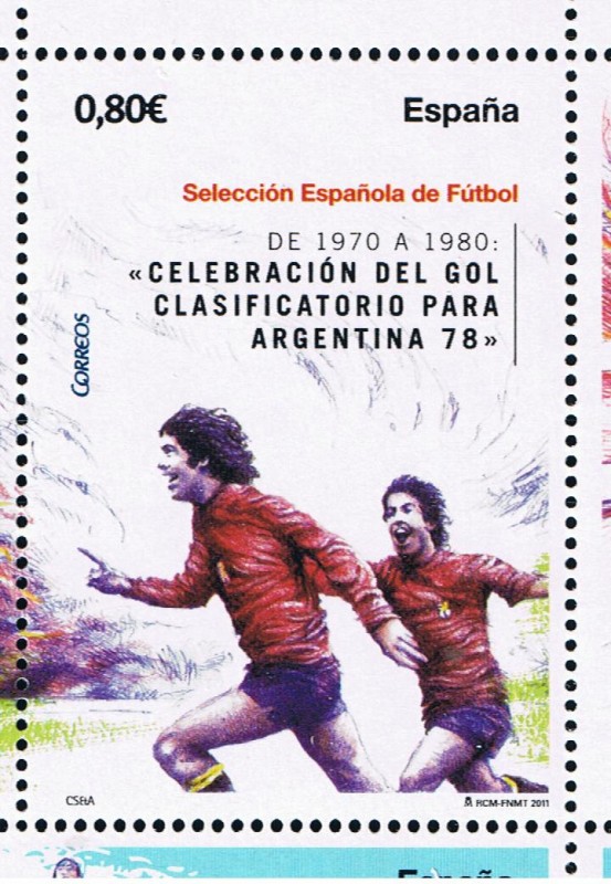 Edifil  4666 A Seleción Española de Fútbol.   