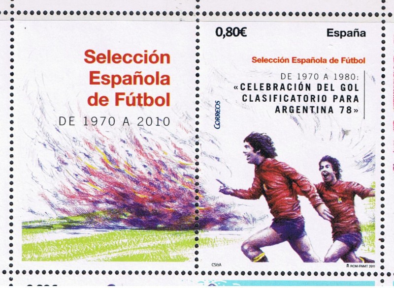 Edifil  4666 A Seleción Española de Fútbol.   