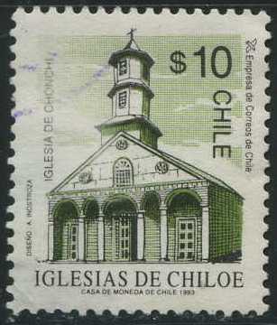 Scott 1053 - Iglesias de Chiloe