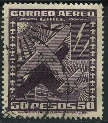 Scott C50 - Avión y símbolos del espacio