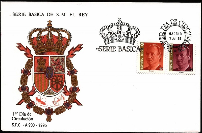 Serie Básica de S.M. el  Rey 1995 - SPD