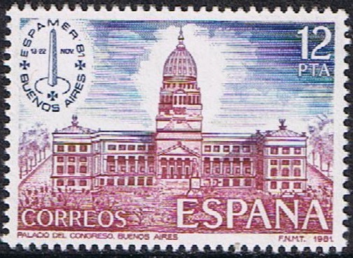 ESPAMER'81. PALACIO DEL CONGRESO DE BUENOS AIRES