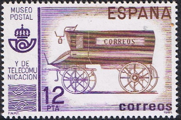 MUSEO POSTAL. FURGÓN DE CORREO DEL S. XIX