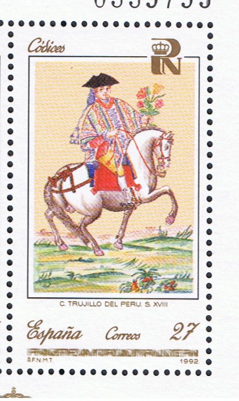 Edifil  3236 B Patrimonio Nacional.  Códices.  