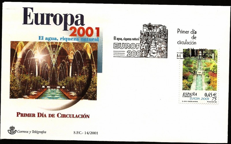 EUROPA 2001 - El agua riqueza natural - SPD