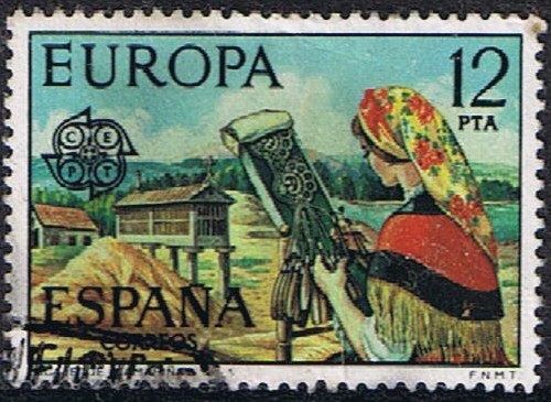 EUROPA 1976. ENCAJE DE CAMARIÑAS