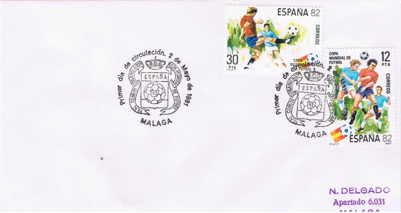 COPA MUNDIAL DE FÚTBOL ESPAÑA 82 CON MAT. PD MÁLAGA