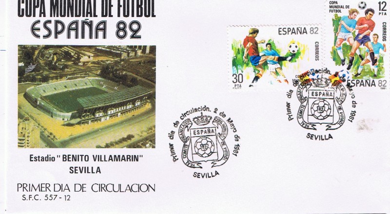 COPA MUNDIAL DE FÚTBOL ESPAÑA 82 CON MAT. PD SEVILLA