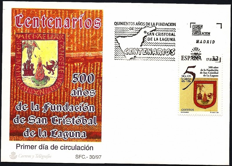 Centenarios - 500 años de la fundación de San Cristóbal de la Laguna - SPD