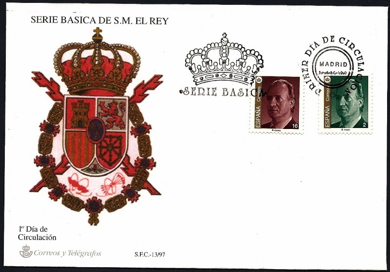 Serie Básica de S.M.  el Rey  1997 -  SPD