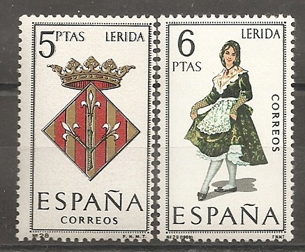 Escudo y traje típico (Lérida-Lleida)