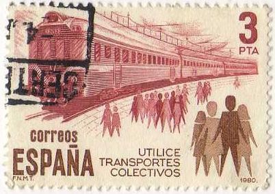 2560.- Utilize transportes colectivos. Ferrocarril