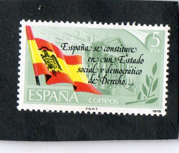  2507- PROCLAMACION DE LA CONSTITUCION ESPAÑOLA