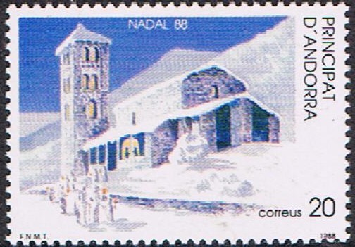 NAVIDAD 1988. IGLESIA DE SANT JOAN DE CASELLES