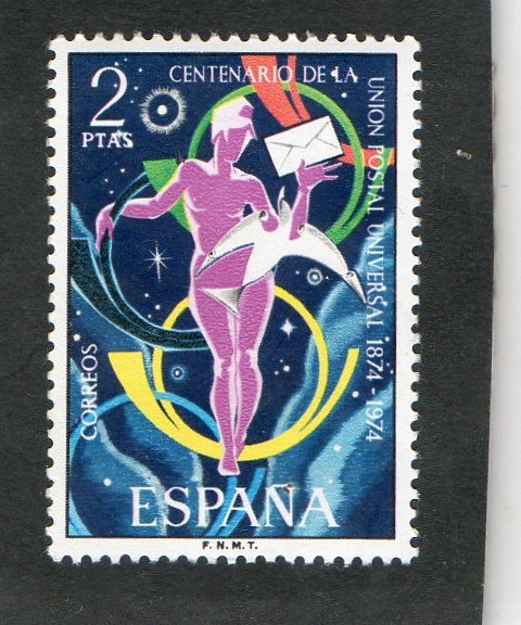  2211- CENTENARIO DE LA UNION POSTAL UNIVERSAL. ALEGORIA