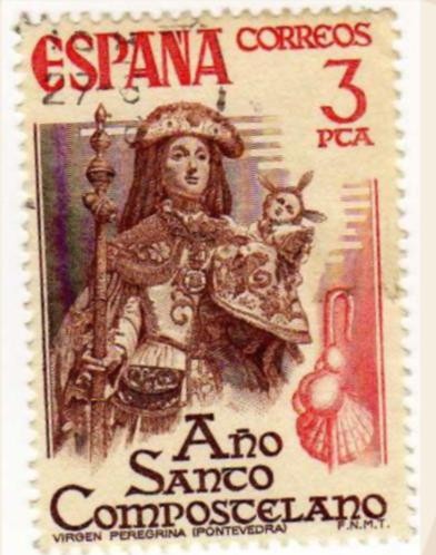 2306.- Año Santo Compostelano. Virgen Peregrina. Pontevedra.