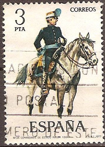 Nº38.Comandante de Estado Mayor 1884