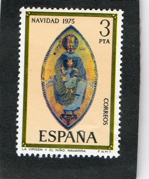 2300- NAVIDAD 1975. LA VIRGEN Y EL NIÑO. NAVARRA