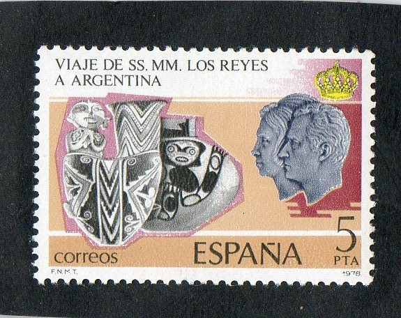 2495- VIAJE DE SS.MM. LOS REYES  A ARGENTINA.