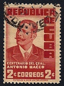 República de Cuba - Centenario del General Antonio Maceo Grajales  